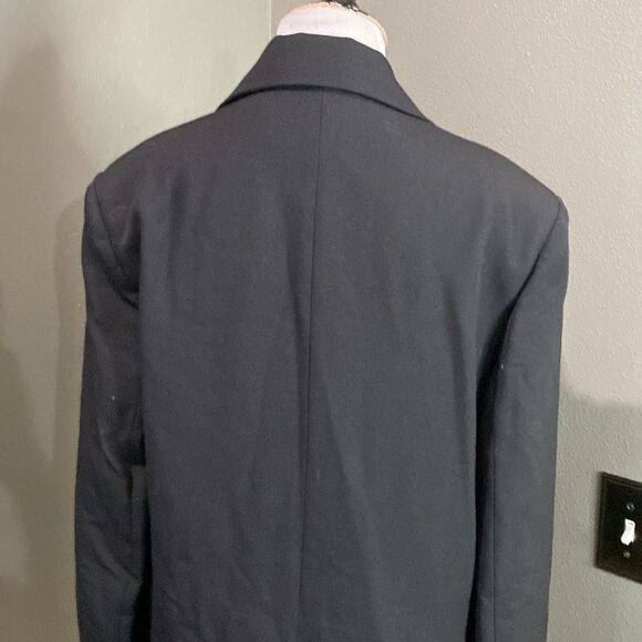 MNG Mango nwt black Blazer Jacket Long oversized - Picture 12 of 16